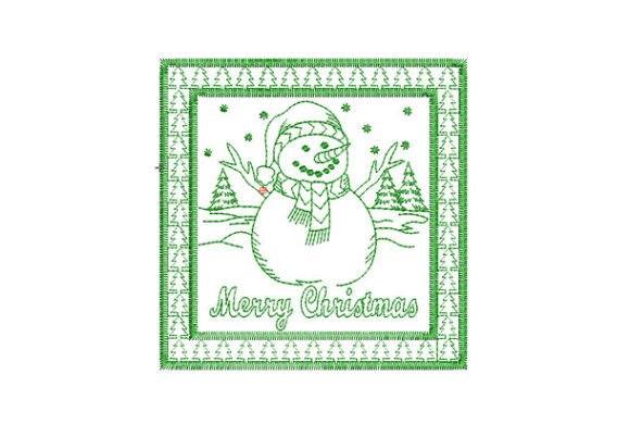 Classic Christmas Embroidery Design