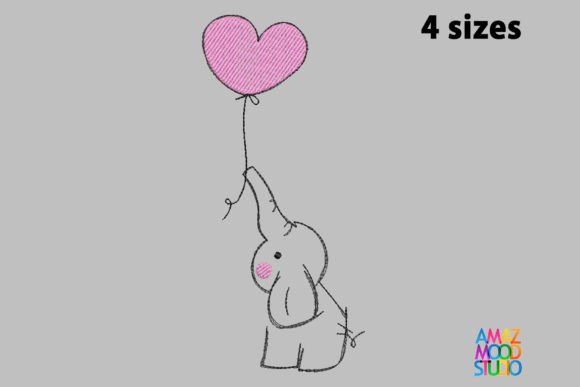 Elephant with a Balloon