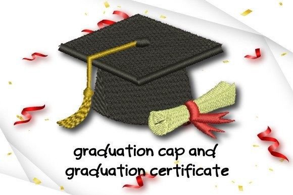 Graduation Cap and Certificate