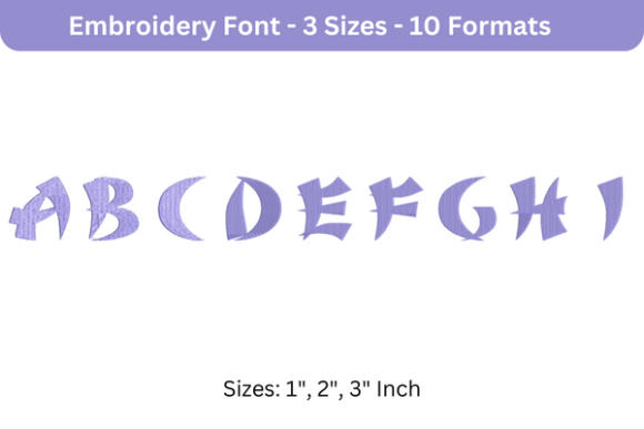 Karate Font a to I