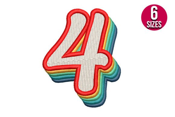 Retro Number Four